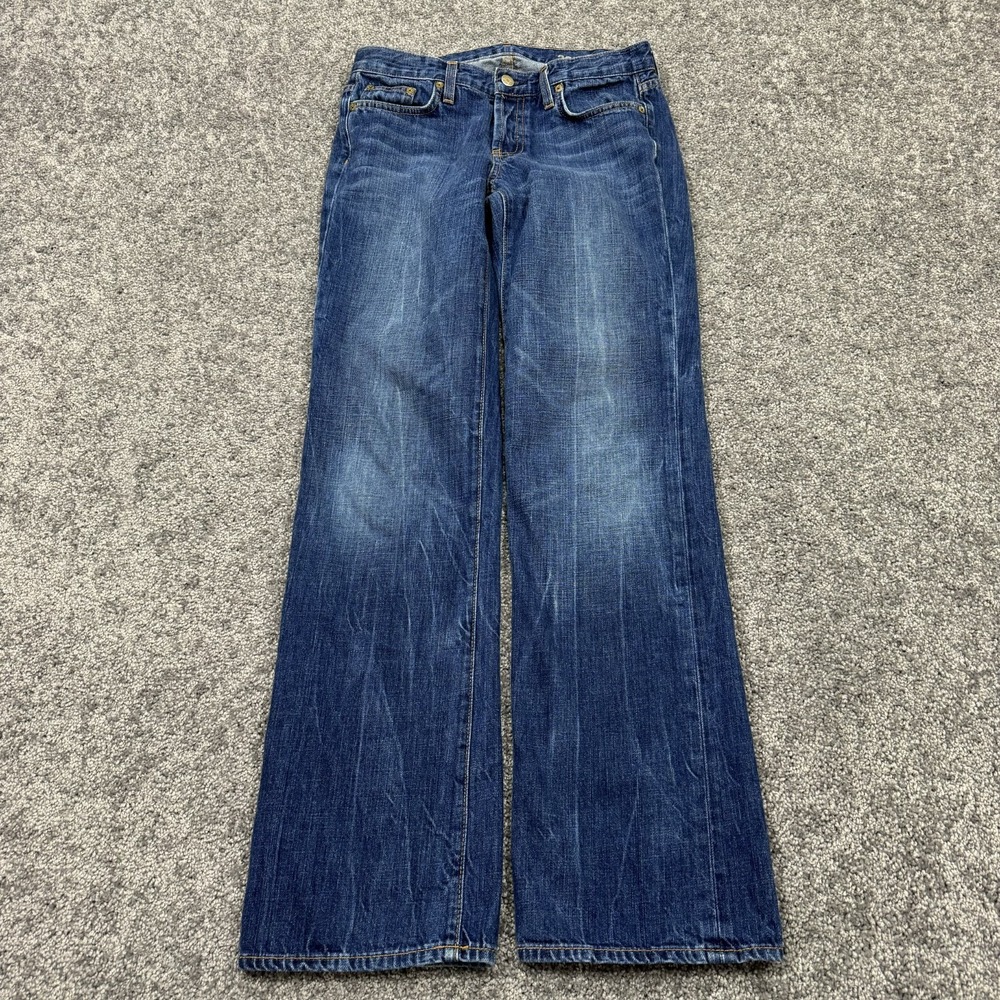 J.Crew Jeans Womens 28R Blue Boy Jean Medium Wash Denim Preppy City Button Fly